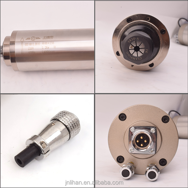 2.2Kw Water Cooled Spindle Kit Vfd - 2,2KW 220V Motor Spindel Router CNC